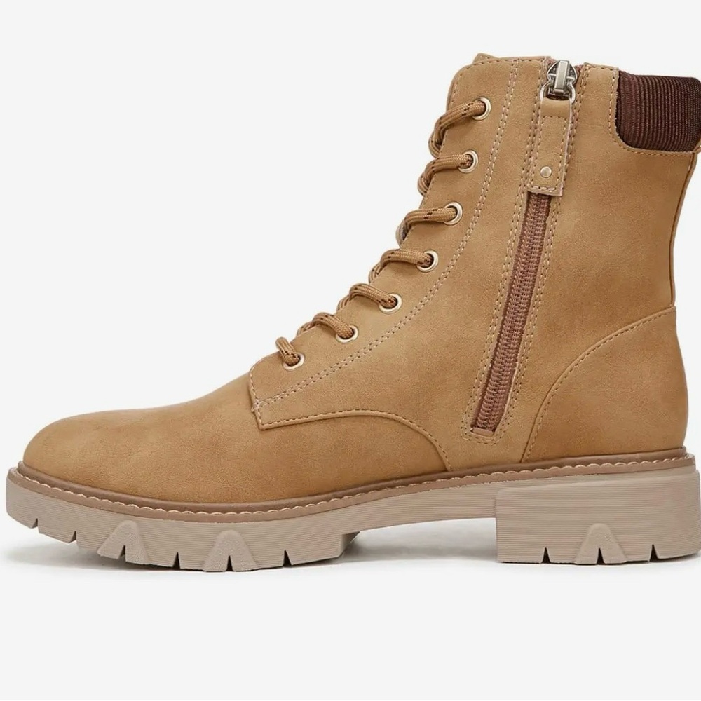Dr. Scholl's Women's Tan Lace-Up Head Start Tan Boots Size 8.5M - Picture 2 of 6